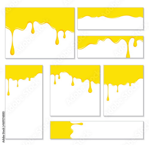 Vector of cheese melt