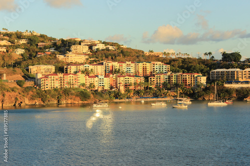 view at st. Thomas, caribbean island, USVA