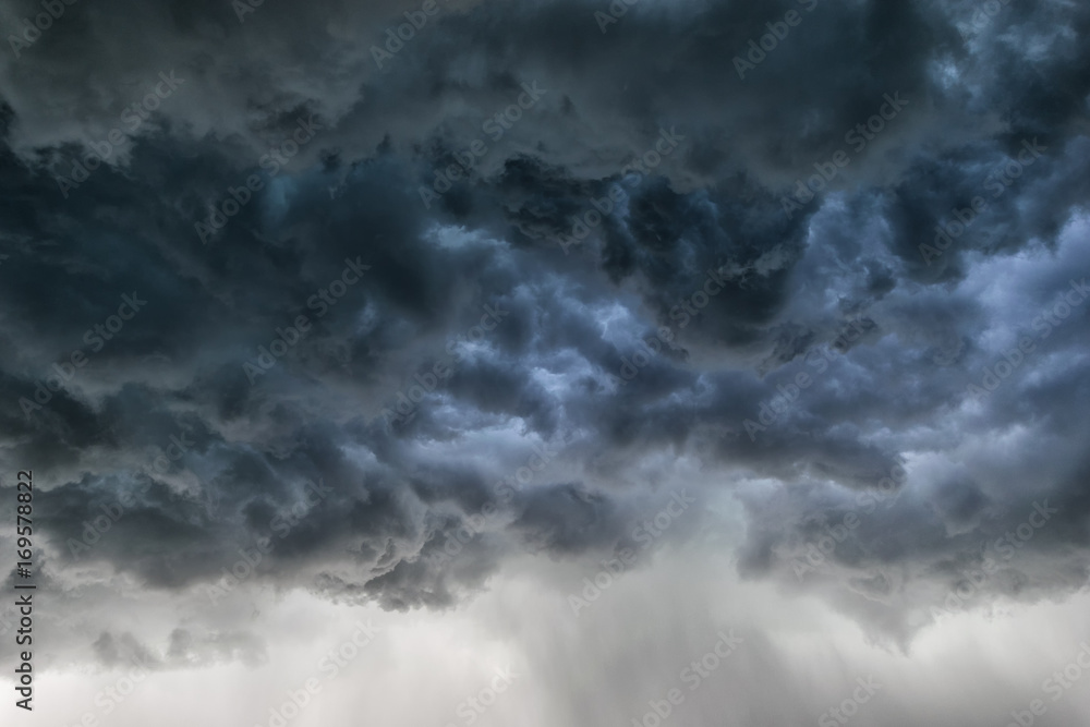 Stratocumulus,Rain clouds before rain storms.