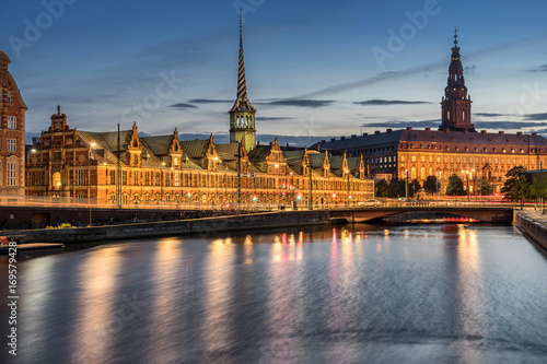 Christiansborg in the Danish city of Copenhagen