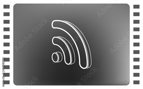 WiFi symbol icon. Vector illustration