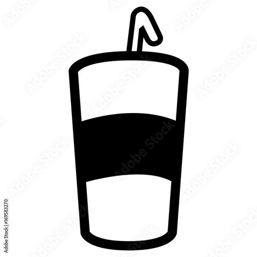 Isolated soda icon
