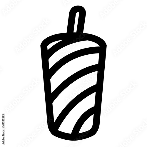 Isolated soda icon