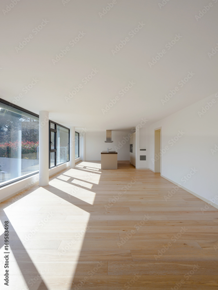 Obraz premium Interior of a modern house, just a room empty