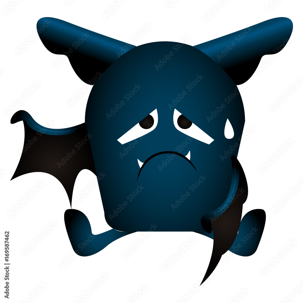 Naklejka premium Isolated bat icon