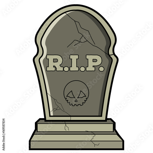 Isolated tombstone icon