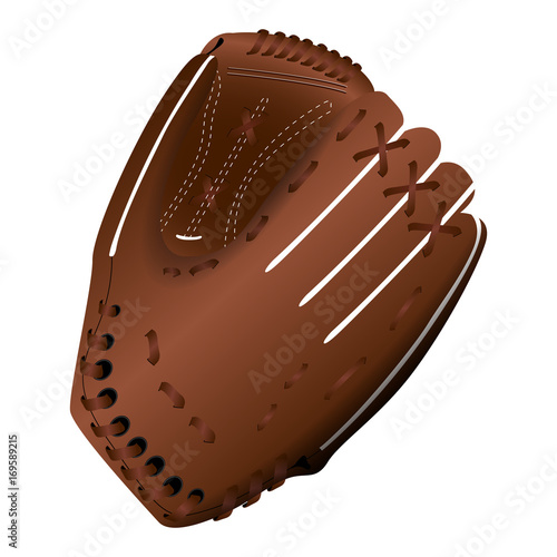 Isolated baseball glove