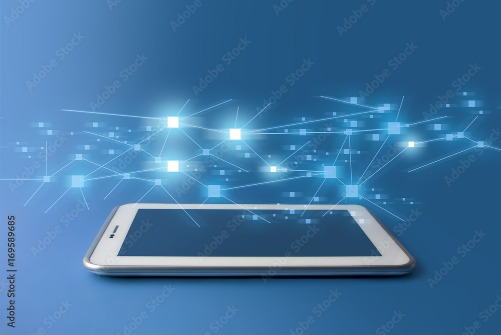 tablet smartphone and web network light tablet smartphone and web network light