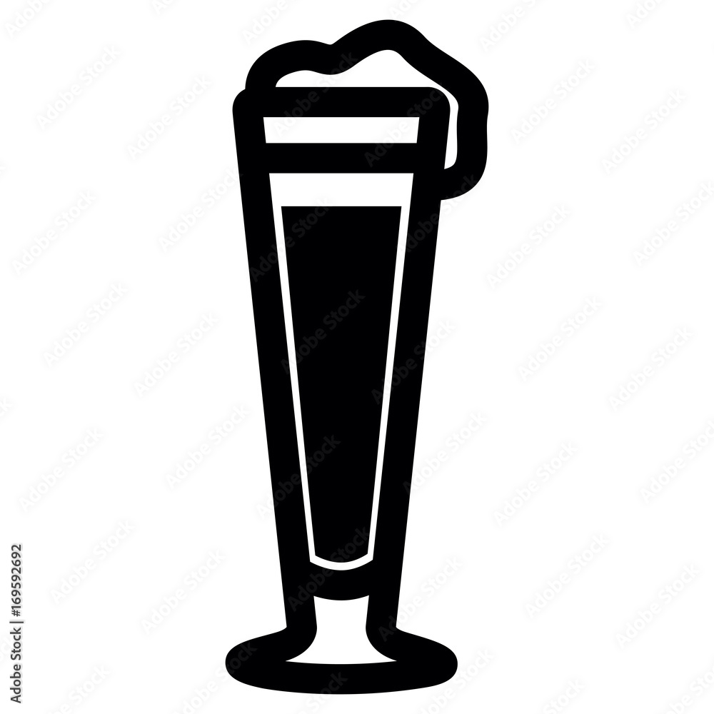 Isolated beer icon Isolated beer icon