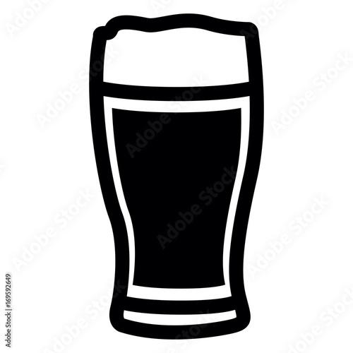 Isolated beer icon
