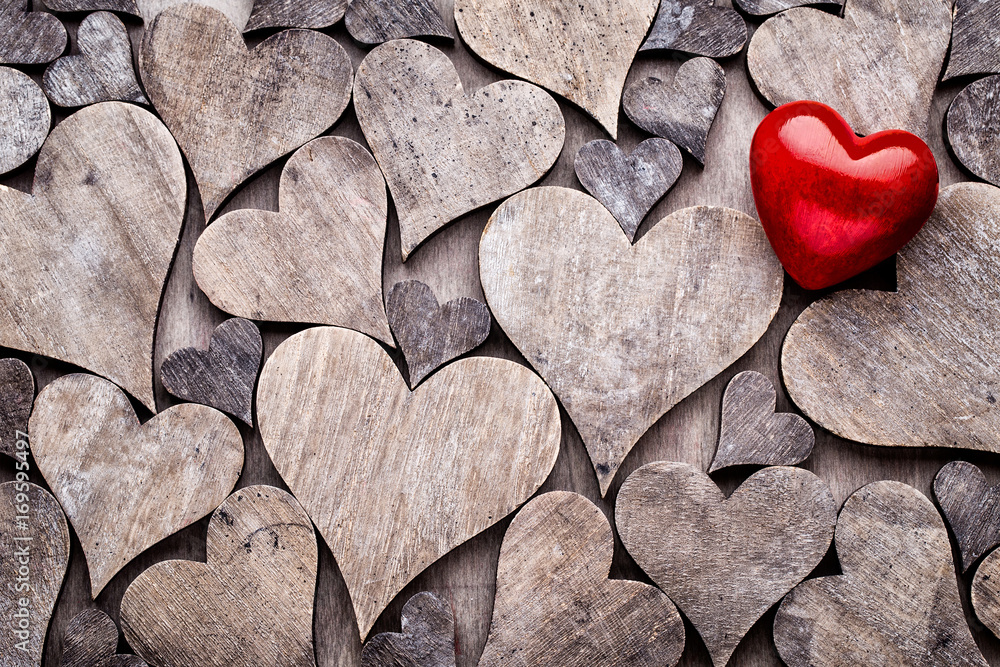 Obraz premium Valentine day greeting card.