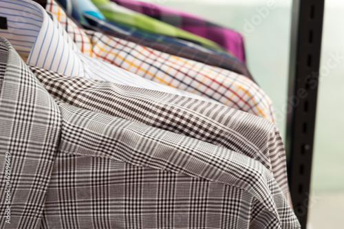 Selective focus of clothes.
