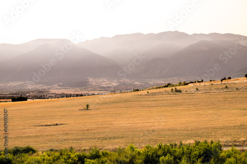 view of the rila mountains