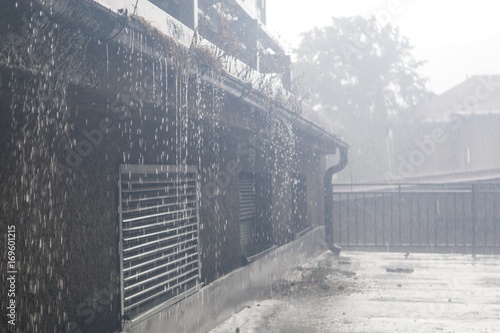 Heavy rain. Slovakia