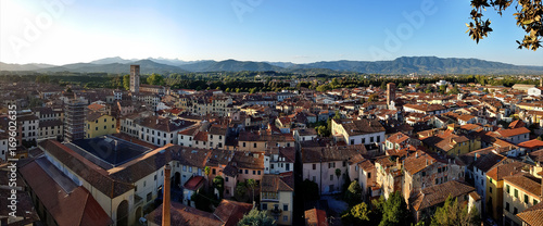 Lucca panoramic view, Tuscany, Italy