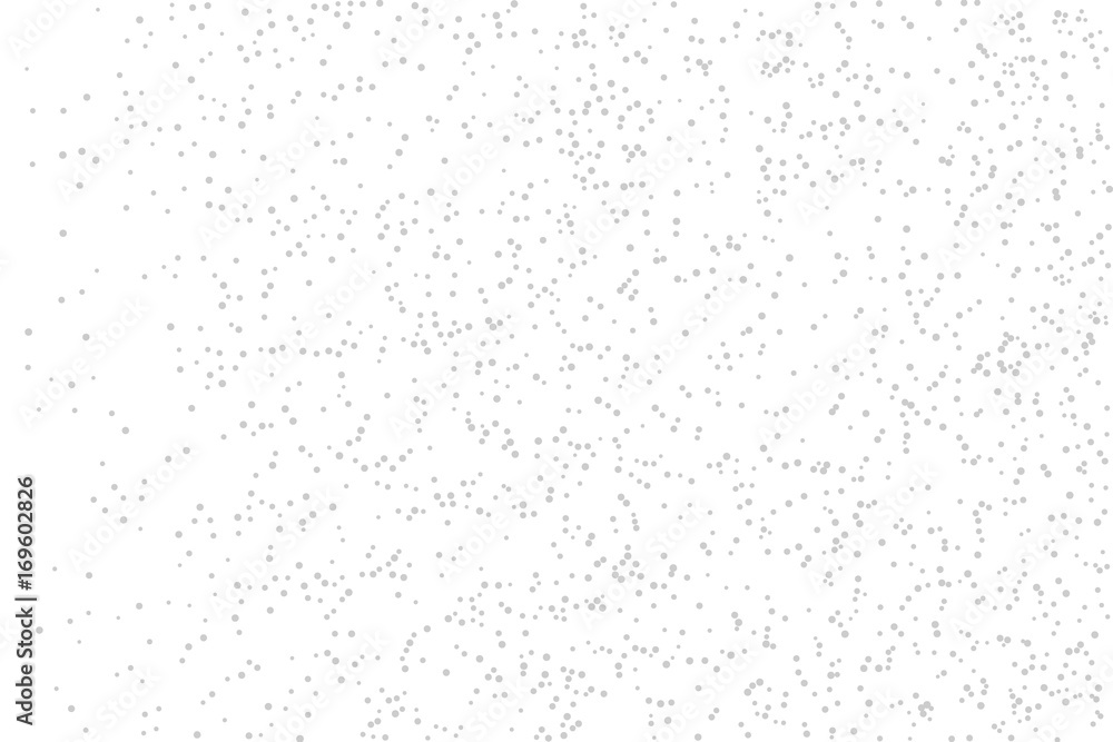 Desaturated scattered dotted background. Vector illustration on a white background