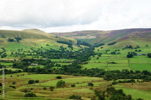 Edale Valley in the English Peak District.