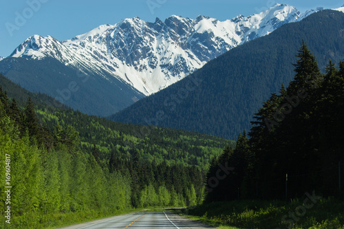 Highway toward mountain