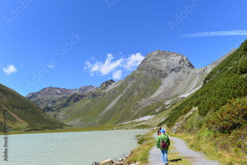 Der Rifflsee im Kaunergrat-Pitztal 
Ötztaler Alpen photo