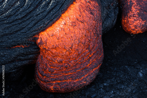 Wallpaper Mural Lava Flow on Big Island, Hawaii Torontodigital.ca