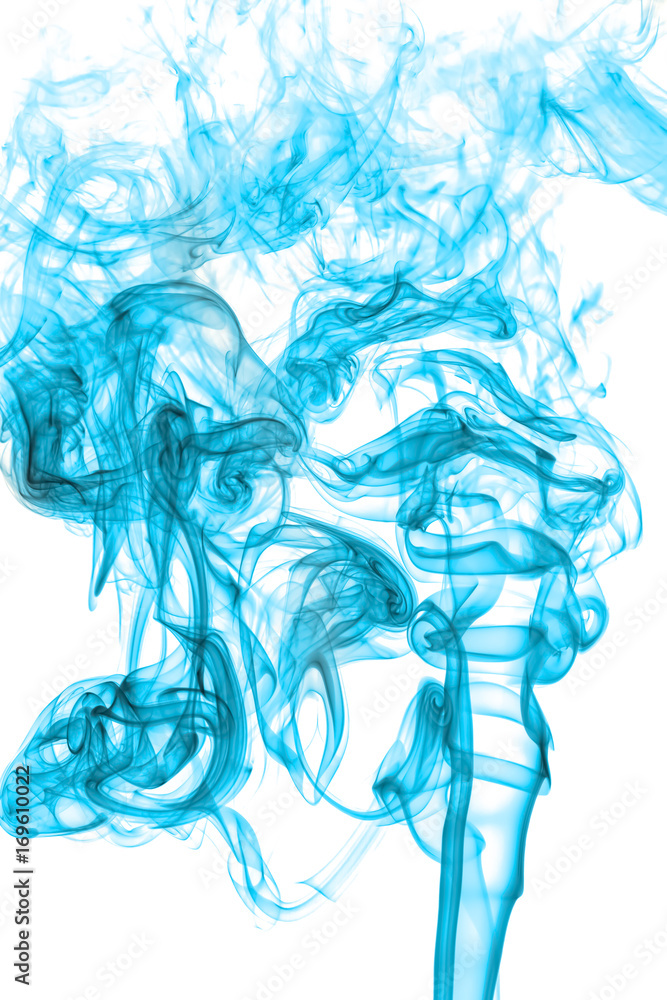 blue smoke on white background, texture abstract blue smoke on white background, texture abstract