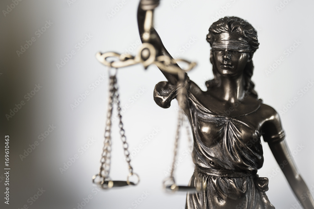 Legal law concept image. The Statue of Justice - lady justice or Iustitia Legal law concept image. The Statue of Justice - lady justice or Iustitia
