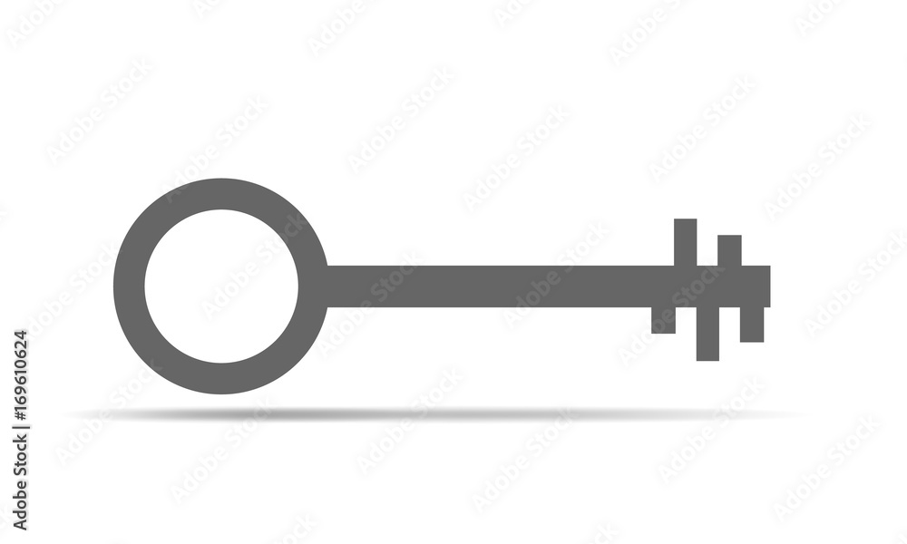 Estate concept with house and key. Vector illustration Estate concept with house and key. Vector illustration