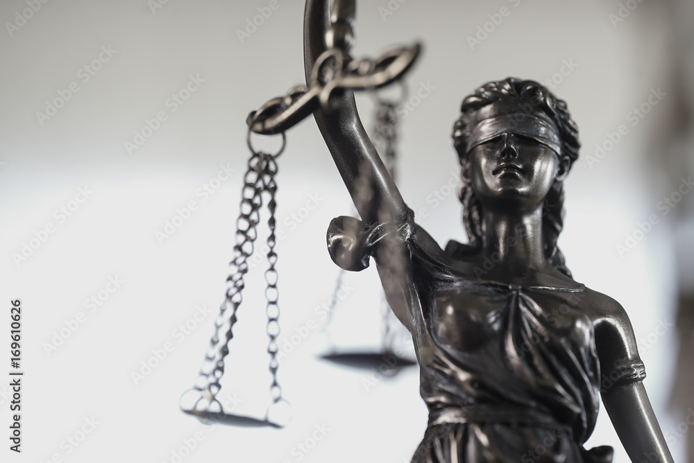 Legal law concept image. The Statue of Justice - lady justice or Iustitia Legal law concept image. The Statue of Justice - lady justice or Iustitia