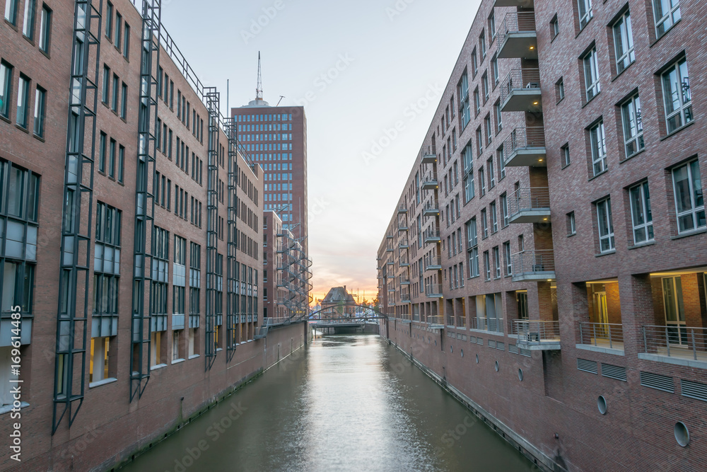 Naklejka premium Speicherstadt in Hamburg