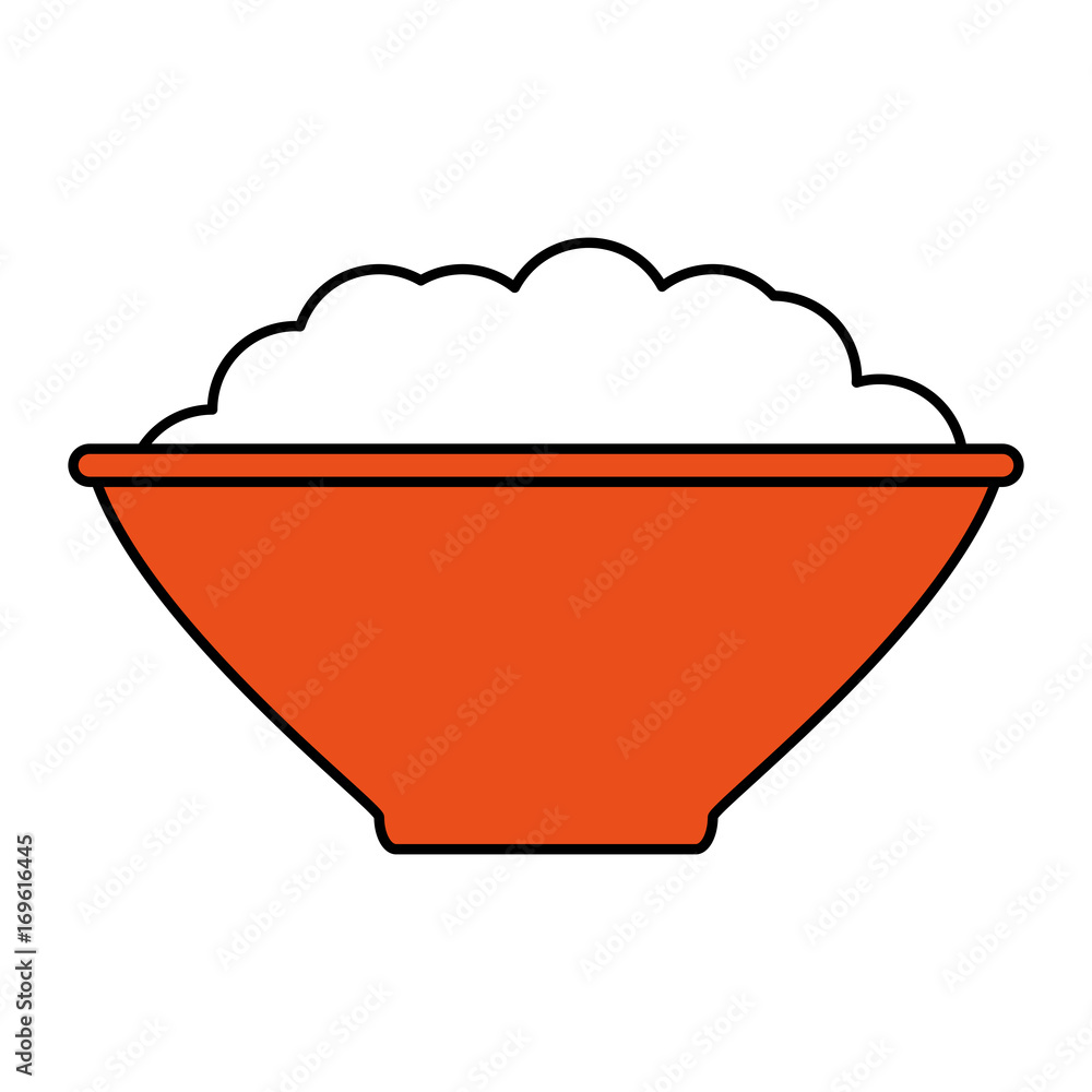 rice bowl food icon image vector illustration design rice bowl food icon image vector illustration design