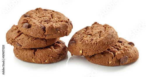 Chocolate and nut cookies