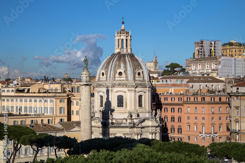 Santa Maria di Loreto and Most Holy Name of Mary in Rome  Italy