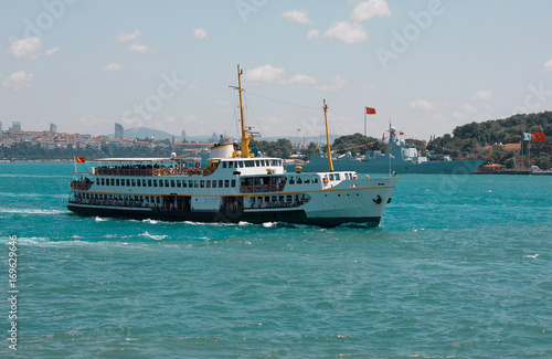 A Ferry on Bosphorus Istanbul