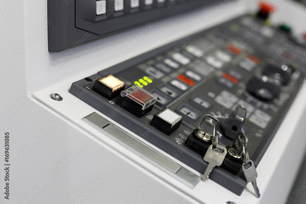 control panel of CAM equipment control panel of CAM equipment