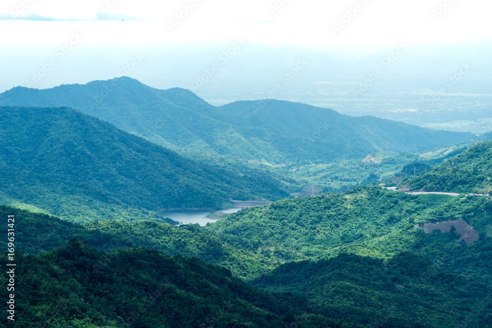 Scenic view on Khao Kho Scenic view on Khao Kho