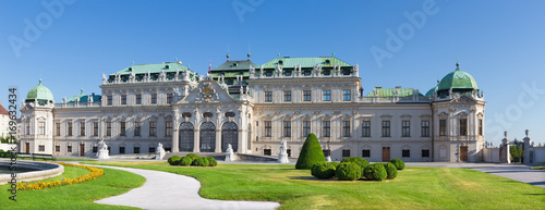 Vienna - Belvedere palace in morning light.