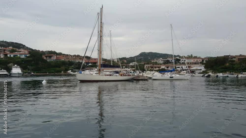Sailing boats docked in Porto Rotondo, Sardegna, Italy. Sailing boats docked in Porto Rotondo, Sardegna, Italy.
