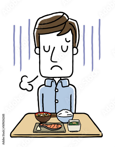 男性：食欲不振
