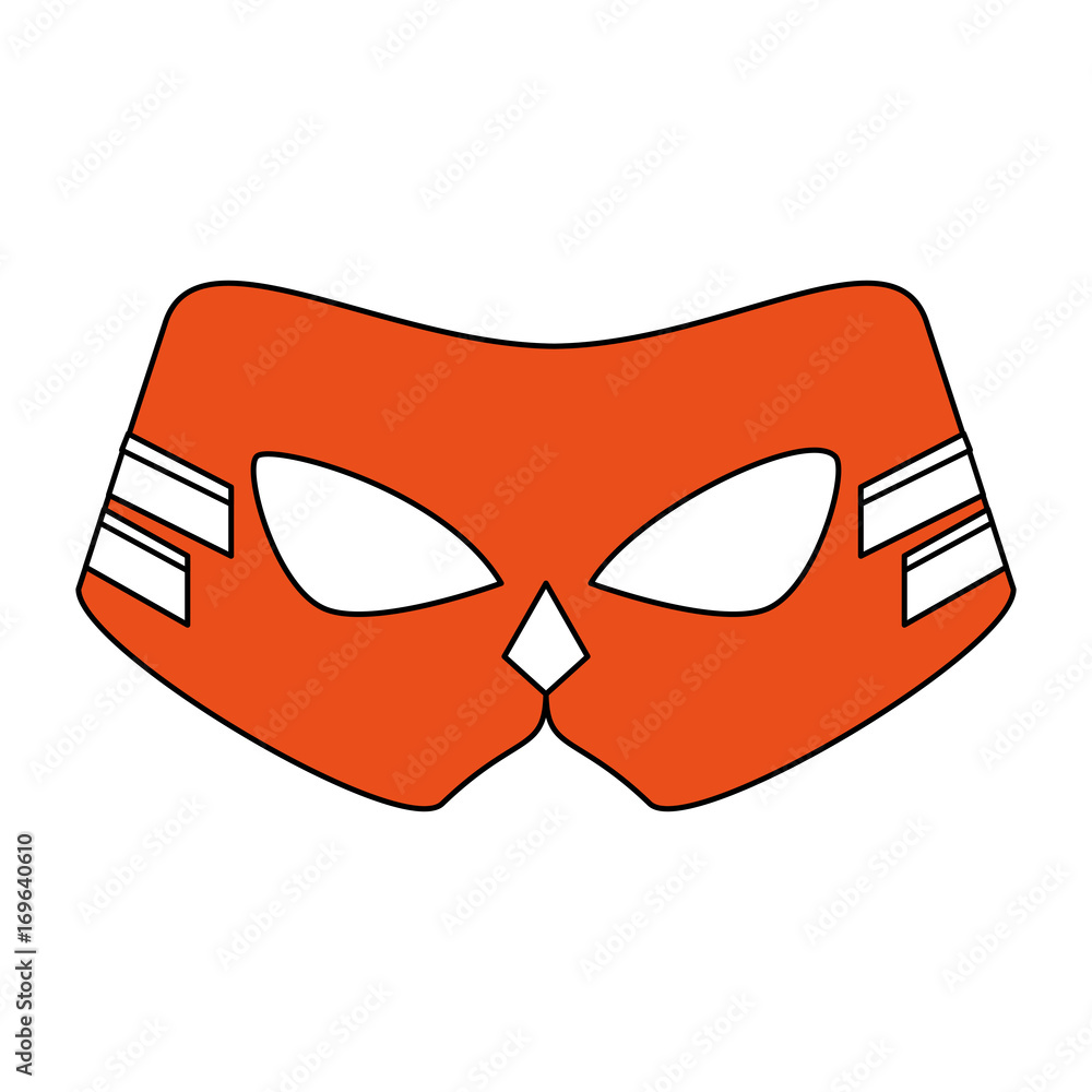 flat line monocromatic mask over white background vector ilustration flat line monocromatic mask over white background vector ilustration