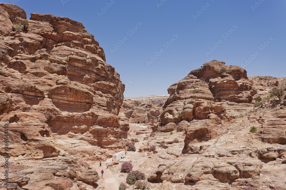 Red Stone Canyons in Jordan Red Stone Canyons in Jordan