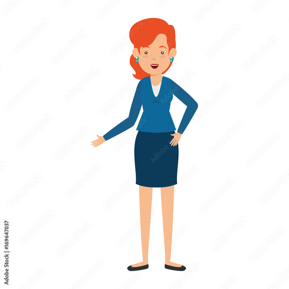 avatar businesswoman icon over white background vector illustration avatar businesswoman icon over white background vector illustration