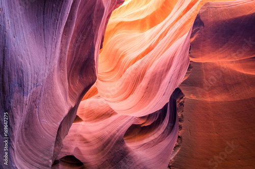 colorful antelope canyon sandstone