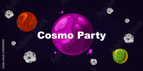 Flyer for party, cosmo party