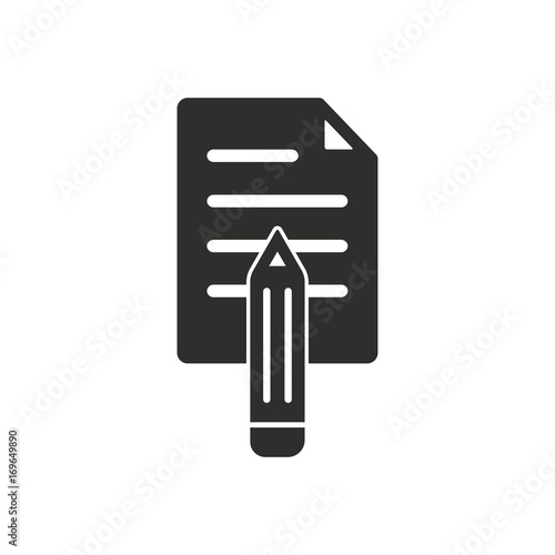 Notepad vector icon.