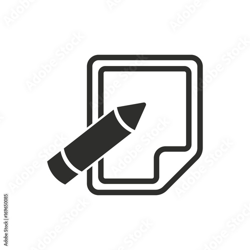 Notepad vector icon.