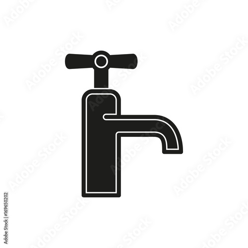 Faucet vector icon.