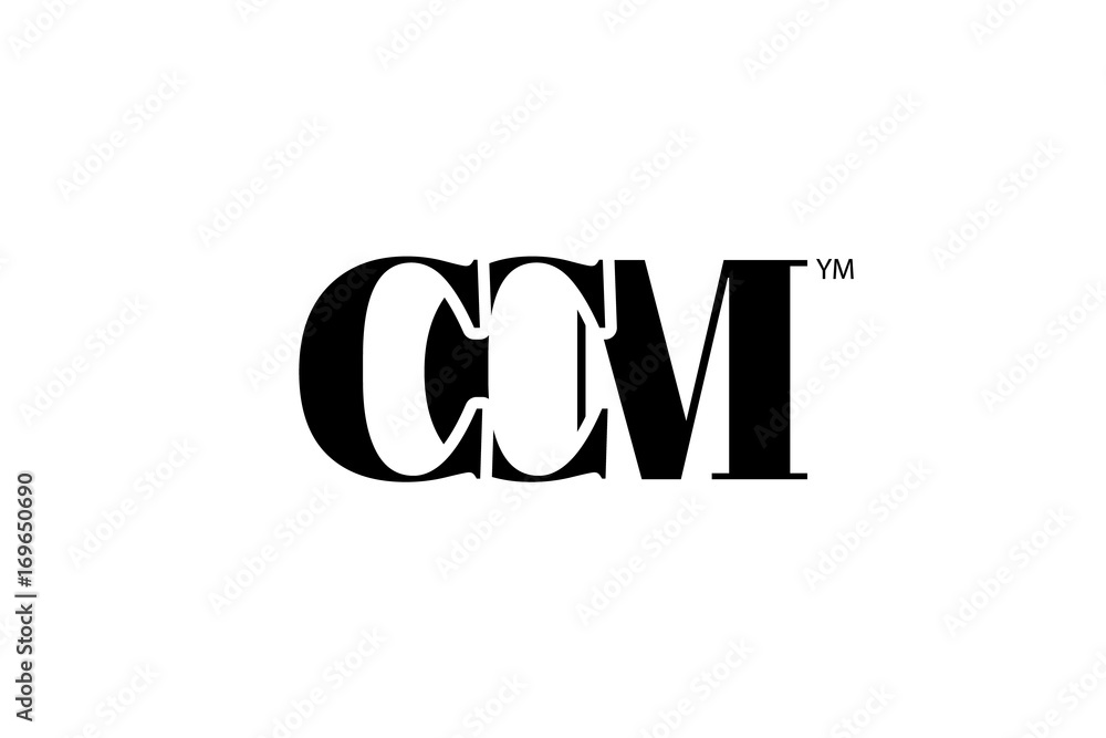 CCM Logo Branding Letter. Vector graphic design. Useful as app icon, alphabet combination, clip