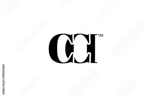 CCI Logo Branding Letter. Vector graphic design. Useful as app icon, alphabet combination, clip-art, and etc. photo