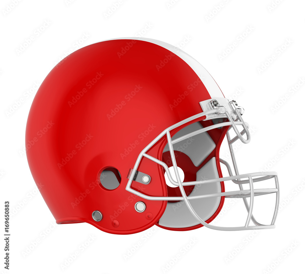 Fototapeta premium American Football Helmet Isolated