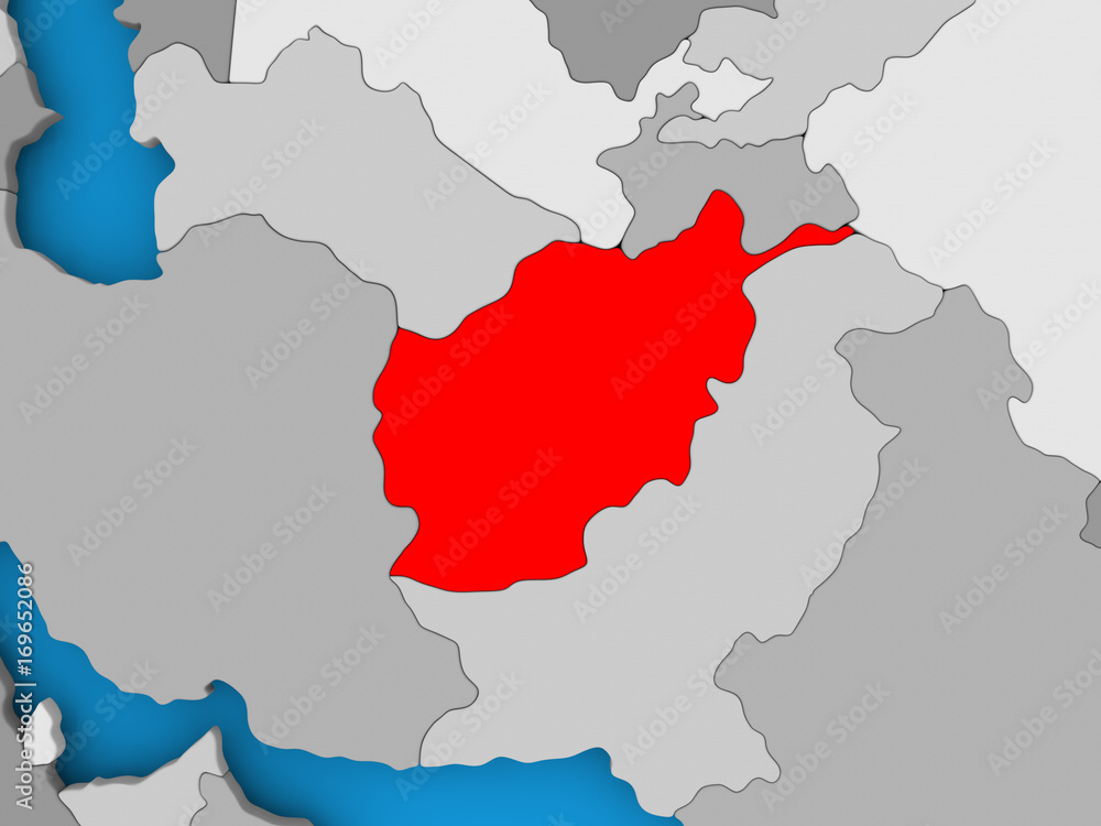 Fototapeta premium Map of Afghanistan